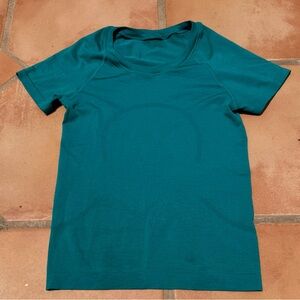 Lululemon race length swiftly tech sonic teal 2